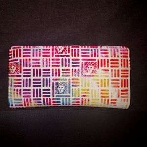 NEW Anne Klein multicolor puffy wallet